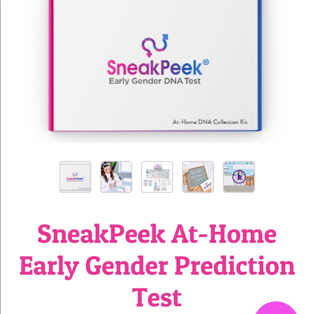 Sneak Peek Early Gender Test: Maternity